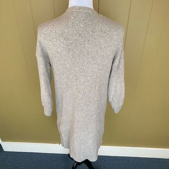 Universal thread women M open front Longsleeve cardigan w/pockets tan - Picture 8 of 11